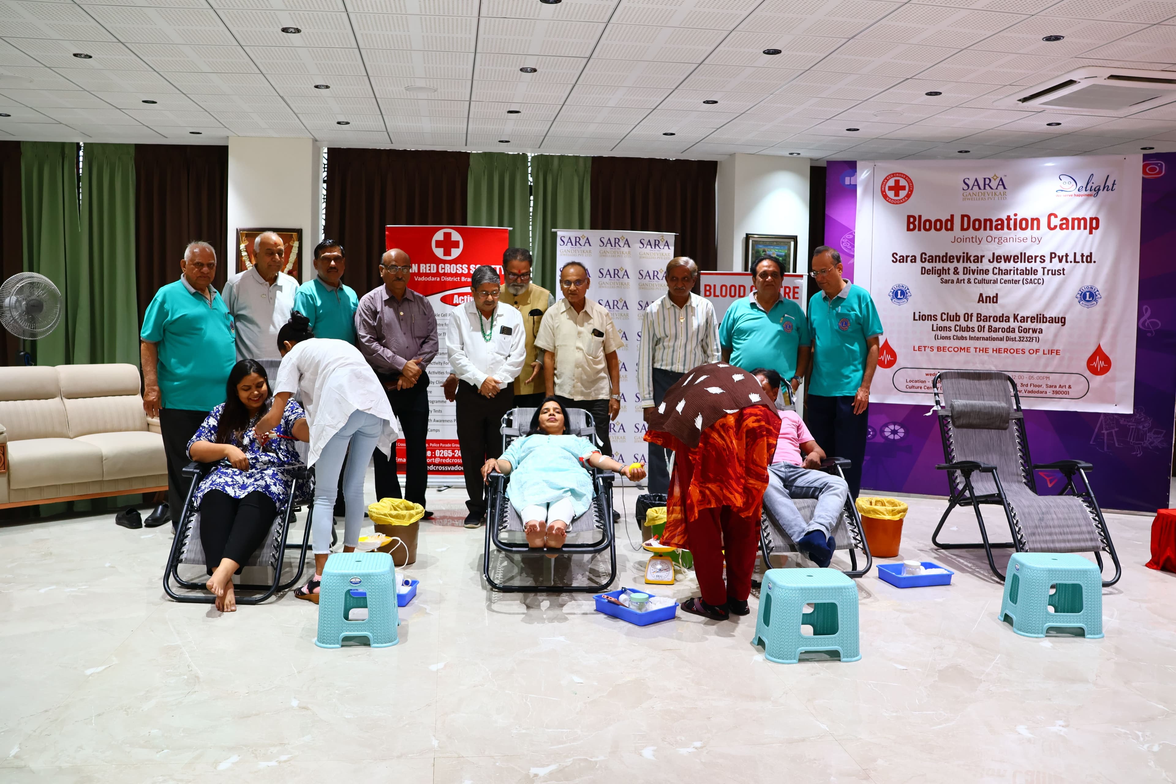 Blood Donation Camp — SARA × Red Cross